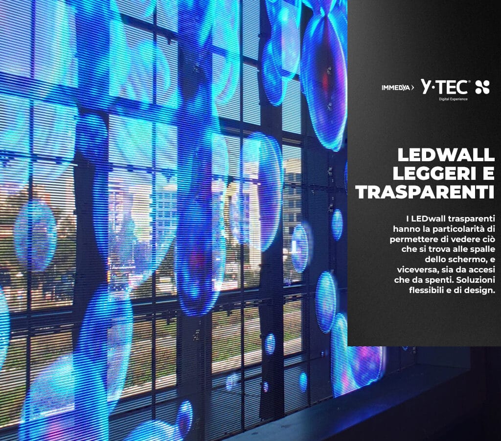 Ledwall trasparenti