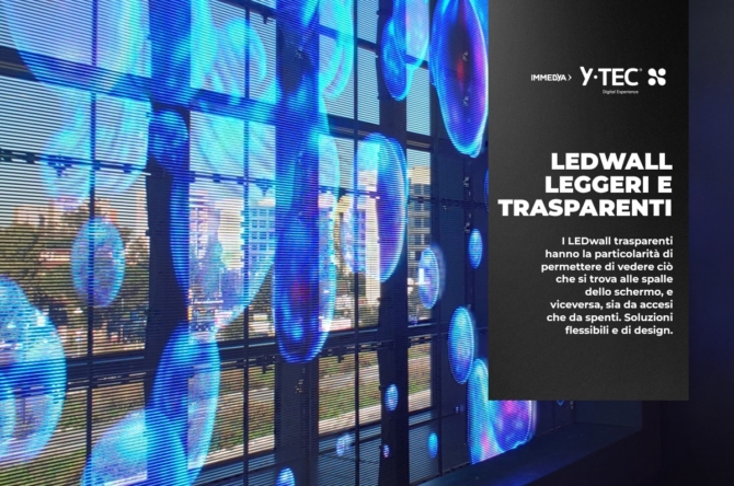 Ledwall trasparenti